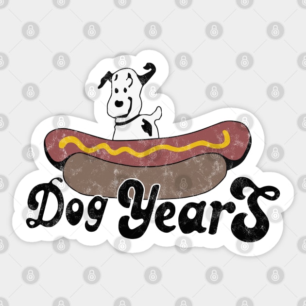 Dog Years – American Pie, Weathered, '90s Sticker by fandemonium